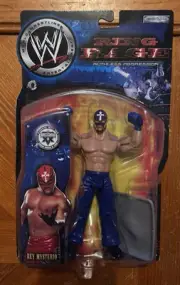 WWE Ring Rage Ruthless Aggression Series 7.5 Rey Mysterio Figure MOC Jakks 2003