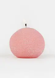 Pretty Good Vibes Ribbed Sphere Candle