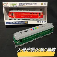 在飛比找樂天市場購物網優惠-楓林宜居 兒童大號火車玩具慣性益智噴霧車仿真和諧號玩具車模型