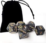 Sex Dice Games 6pcs, Dices with Sex Positions, Sex Naughty Dice for Couples, Fun Game in The Bedroom, Adult Date Night Game for Couples, Valentine's Day Gift (6 Dice) by Murmrr (Black Pearl)