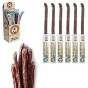 6 pcs Beef Jerky Sticks Teriyaki Bag Camping Hiking Hunting Trails Snack 1 YR