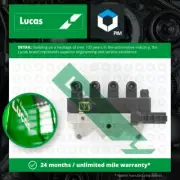 Ignition Coil fits FIAT PALIO 178 1.6 96 to 02 178B3.000 Lucas 46446039 46472440