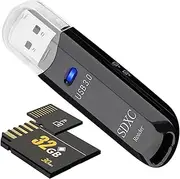 Ultra Speed 5gbps USB Card Reader Hub - Fast Thumb Drive | Multifunctional File Transfer Stick for Dashcams Smart Tvs Monitors Drones Cameras Laptops Tablets Tech Equipment Data Management