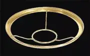 NEW Aladdin Lamp Style 10" Brass Gallery Mount Model B Style Shade Ring Support