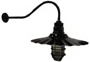 20" Readial wave Barn Lighting Fixture 20" Gooseneck AGB101-AR20-AVX100