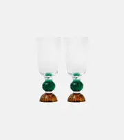 [Reflections Copenhagen] Reflections Copenhagen Windsor set of 2 tall crystal glasses