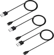 HUAREW Charger Cable Compatible for G-Armin Watch Charger Cable Compatible for Fenix 7 7S 6 6S Pro 5 5S 5X Plus, Forerunner 745 935 945, Vivoactive 3 4S, Vivomove 3 3S,Approach S40 S60(3 pcs 3.3ft)