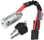 FKAUPUZTY 4162.99 416299 Ignition Starter Switch Barrel Lock with 2 Keys Fit for Peugeot 306 1993-2002 4162-99 252113