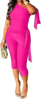 [Fastkoala] Women's 2 Piece Shorts Sets Outfits Casual Summer 2025 Sexy Off The Shoulder Bodycon Matching Pants Sets