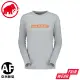 【MAMMUT 瑞士 男 Logo Print LS AF 長袖T恤《公路灰》】1016-01030/排汗衣/ 機能衣