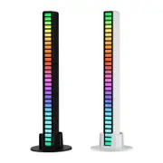 Ozoffer 32LED RGB Voice Sound Activated Rhythm Bar Music Car Light Party Strip Tube Lamp
