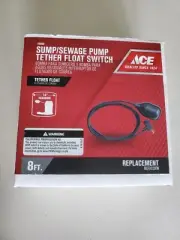 ACE 8' Replacement Sump/Sewage Pump 56835-APL-SP - FREE SHIPPING