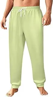 [Generic] Men's Sweatpants, Soft Honeydew Yellow-458, Polyester Joggers, Sweatpants Jogging Pants for Workout Running