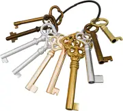 Skeleton Key Set Keys Antique Furniture - Cabinet Doors Vintage Dresser Drawers