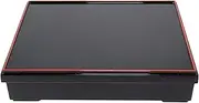 Shokado 9 Inch Long Hand Shokado Black Sensuji Tenshu (Divider) [10.7 x 8.3 x 2.4 inches (27.2 x 21.1 x 6 cm)] ABS Resin (7-333-8) Restaurant, Ryokan, Japanese Tableware, Restaurant, Commercial Use