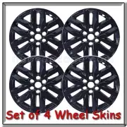 2017-2019 Black GMC Acadia Wheel Skins Hubcaps 18" GMC Acadia Wheel Covers