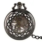 Antique Vintage New Arrival Mechanical Hand Wind Pocket watch Black Classic