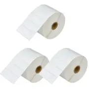3Rolls 2000 Labels 3x1 Direct Thermal for Zebra LP 2443 2844 2442 Eltron ZP450