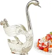Swan Spoon Fork Holder,Swan Alloy Spoon Fork Holder Set | Exquisite Silverware Accessories, Sturdy Rustproof Utensil for Special Event, Daily Use, Wedding, Birthday Borato