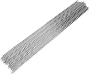 BUTIFULSIC 100pcs Stainless Steel BBQ Skewers for Grilling Long Barbecue Sticks for Camping Hiking and Picnics Durable Silver Barbecue Needles