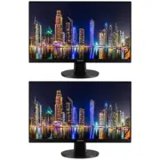 ViewSonic VA2447-MHU 24-inch 1920 x 1080 Full HD LCD IPS Monitor, 2-Pack Bundle