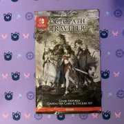 Octopath Traveler Sealed Preorder Bonus (8 Cards + Pixel Art Stickers)