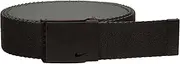 [Nike] Men's New Tech Essentials Reversible Web Belt, khaki/white, One Size