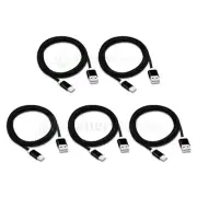 5X USB Type C 6FT Braided Cable Cord for Phone Samsung Galaxy S8 S8+ Plus Note 8