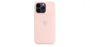 iPhone 14 Pro Max Silicone Case with MagSafe — Chalk Pink