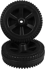 Yardenfun Grill Grill Wheel Hand Truck Tires 2pcs 7 Inch Casters Lightweight and Durable Black