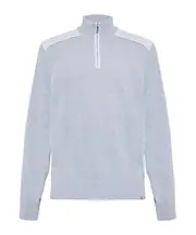 panel-detail jumper XXL light blue