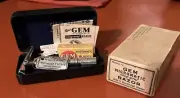 Vintage GEM Micromatic Clog-pruf Safety Razor w/Original Box, SEALED