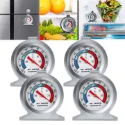 4X Refrigerator Freezer Thermometer Kitchen Large Dial Temp Guage Stainless AUS