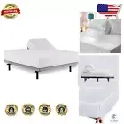 Superior Split Top King Size Fitted Sheet - 400 TC Egyptian Cotton, 18" Pocket