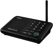 Expandable for Intercoms Wireless for Home 5280Ft Range 10 Channel 3 Code (Blac
