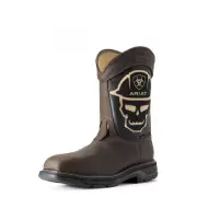 ARIAT WORK Men's 10" WorkHog XT VentTEK Bold Carbon Toe Work Boot Iron Coffee -