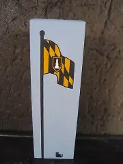 Cat's Meow 1994 BALTIMORE MARYLAND CITY FLAG New Old Stock