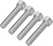 M10-1.25 X 40mm Socket Head Cap Screws Bolts, Stainless Steel A2-70, Socket Hex Drive, Fine Pitch Fastener Hardware, DIN 912, 4PCS (M10*50)