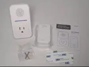 Sectelli Wireless Doorbell, Self-Powered Door Bell Push Button White
