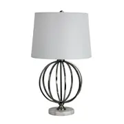 Vinchy Geometric Metal Table Lamp With Harp Shade
