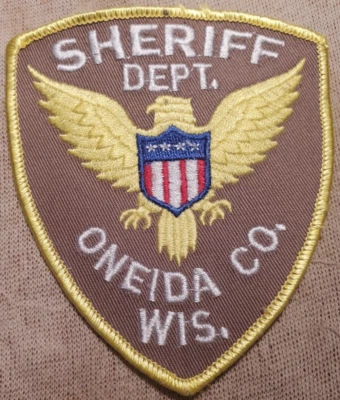 WI Oneida County Wisconsin Sheriff Shoulder Patch