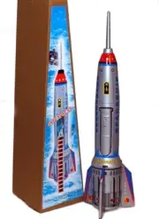 BRAND NEW SKYEXPRESS SPACESHIP MS378 FRICTION POWERED TIN TOY MINT