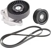 Belt Tensioner Pulley Fit for Mercedes Benz W202 W203 W209 W210 W211 W220 W163 W164 W463 1122000970 0002020019 0149977192 Belt Tensioner Kit Timing Chain Tensioner