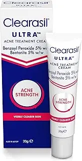 [Clearasil] Ultra Acne Treatment Extra Strength Face Cream Reduce Pimples, 20g