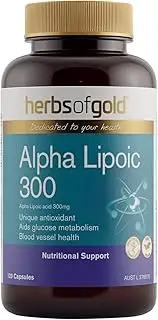 Herbs of Gold Alpha Lipoic 300 120 Capsules