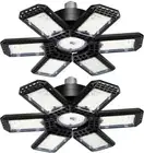 2 Pack Garage Light 200W 20000LM 6500K LED Shop Lights Garage Lights Ceiling LED