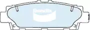 Bendix General CT Rear Brake Pad Set for Lexus LS400 UCF10 4.0L 1UZ-FE Petrol 19 (for: Lexus)