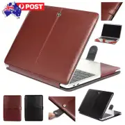 For MacBook Air Pro 13" 13.6" 14" Laptop Magnetic Leather Case Cover