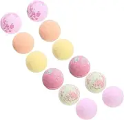 Baluue 12pcs Mixed Animal Bath Salt Balls Natural Spa Balls for Soothing Skin Relaxing Bath