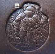 Astronaut Moon Walker 1" Leather Stamp Tool Outer Space NASA